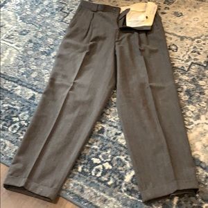 Men’s brown baggy slacks